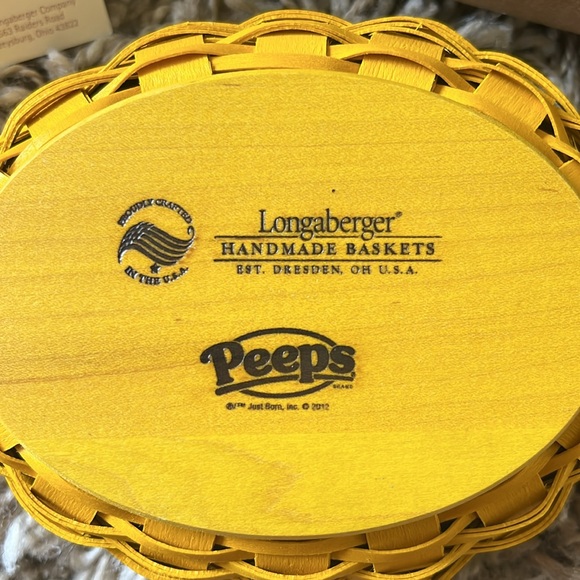 Longaberger. Peeps. Yellow. - Picture 14 of 16